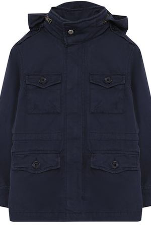 Текстильная куртка с подстежкой и капюшоном Polo Ralph Lauren Polo Ralph Lauren 321682674 вариант 2 купить с доставкой