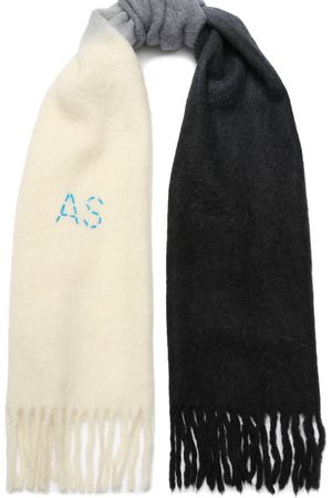 Шерстяной шарф с бахромой Acne Studios Acne Studios 275176/W