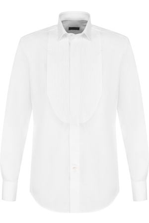 Хлопковая сорочка под смокинг Lanvin Lanvin RMSI0006-S00101ALS вариант 2 купить с доставкой