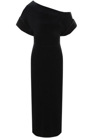 Приталенное бархатное платье с открытым плечом Christopher Kane Christopher Kane 491000/UFA12 вариант 2 купить с доставкой