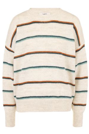 Шерстяной пуловер свободного кроя с круглым вырезом Isabel Marant Etoile Isabel Marant Etoile PU0656-18P056E/GATLIN купить с доставкой