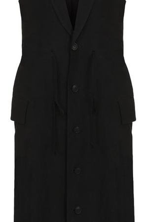 Удлиненный льняной жилет Yohji Yamamoto Yohji Yamamoto FE-J52-300