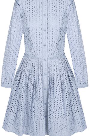 Приталенное мини-платье из хлопка MICHAEL Michael Kors Michael Michael Kors MS88X2Y6PN купить с доставкой