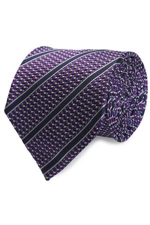 Шелковый галстук с узором Ermenegildo Zegna Ermenegildo Zegna Z2W05/1XW вариант 2 купить с доставкой