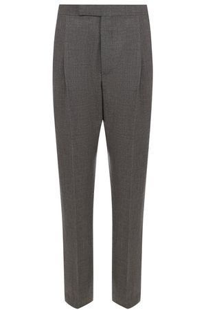 Шерстяные брюки прямого кроя Thom Browne Thom Browne MTC036A-00473 035 купить с доставкой