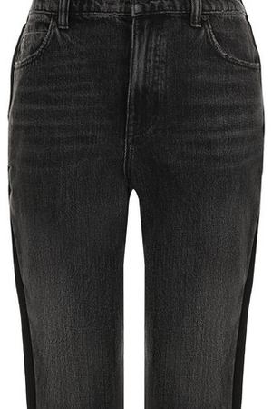 Укороченные джинсы с потертостями Denim X Alexander Wang Alexander Wang 4D994144BP купить с доставкой
