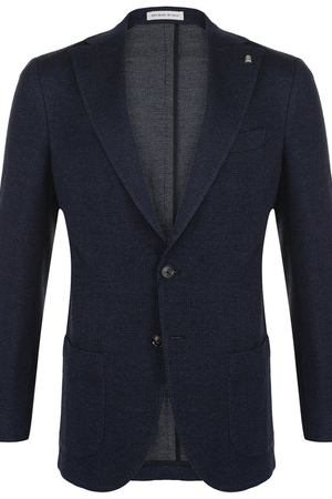 Однобортный пиджак из смеси хлопка и шерсти Sartoria Latorre Sartoria Latorre C0M0 JA1032 вариант 2