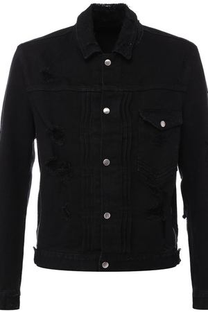 Джинсовая куртка на кнопках Balmain Balmain W8H/2847/T022 купить с доставкой