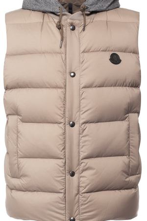 Пуховый жилет Saursac на молнии с капюшоном Moncler Moncler D2-091-43303-85-53333 вариант 2 купить с доставкой