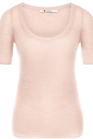 Шерстяной топ с круглым вырезом T by Alexander Wang T by Alexander Wang 4K381040M8 купить с доставкой