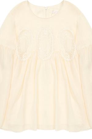 Блуза с кружевной отделкой Chloé Chloe C15491/14A