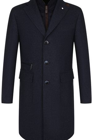 Однобортное шерстяное пальто с подстежкой L.B.M. 1911 L.B.M. 1911 7161/84326 купить с доставкой