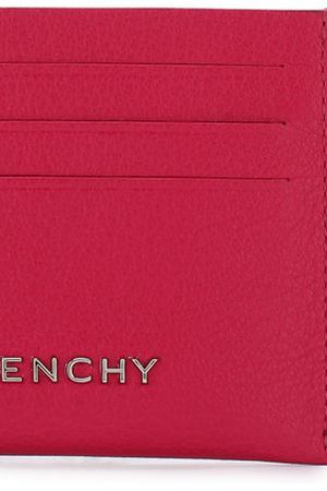 Кожаный футляр для кредитных карт с логотипом бренда Givenchy Givenchy BC06261012 купить с доставкой