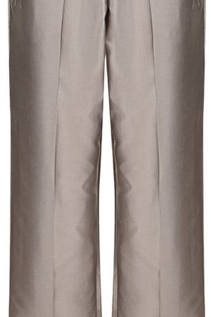 Укороченные брюки из смеси хлопка и шелка с поясом Giorgio Armani Giorgio Armani WAP05W/WA110 вариант 2 купить с доставкой