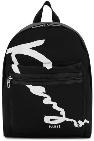 Текстильный рюкзак с внешним карманом на молнии Kenzo Kenzo 5SF213F22