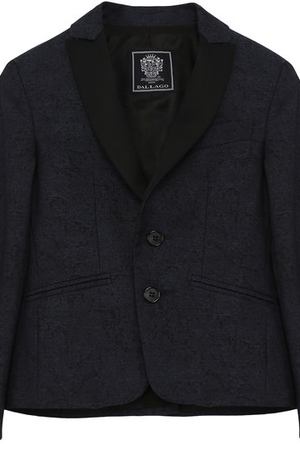 Однобортный пиджак из смеси хлопка и шерсти Dal Lago Dal Lago N058R/8408/3-6 вариант 2