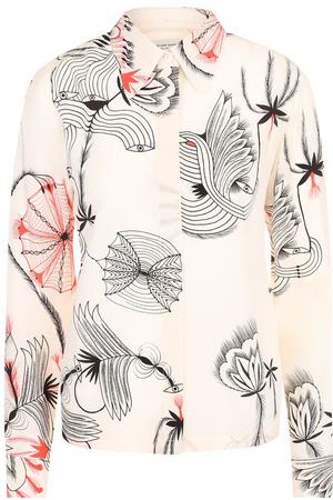 Шелковая блуза с принтом Dries Van Noten Dries Van Noten 182-30705-6221
