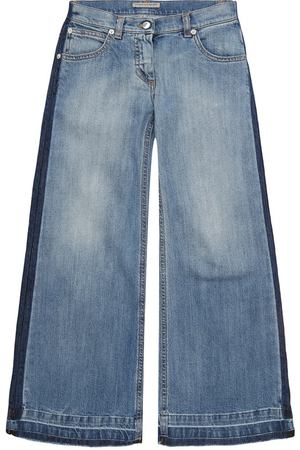 Расклешенные джинсы с контрастными лампасами Ermanno Scervino Ermanno Scervino 41 I JL07/10-16