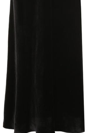 Однотонная бархатная юбка-макси Tegin Tegin SS1838 вариант 2