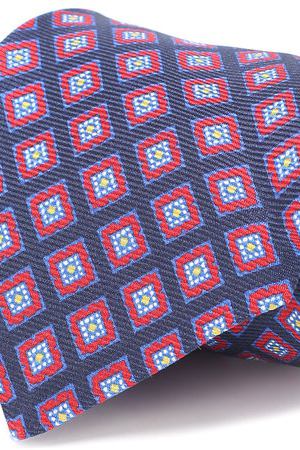 Шелковый галстук с узором Kiton Kiton KLC06E32