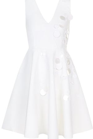 Однотонное мини-платье с декоративной отделкой MSGM MSGM 2543MDA07X 184701