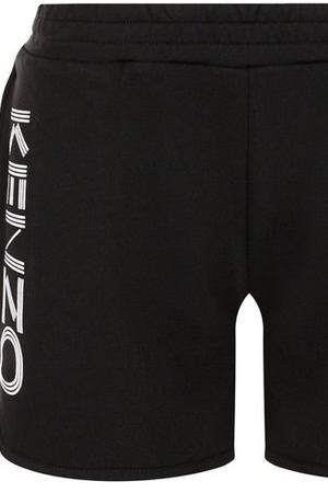 Хлопковые мини-шорты с логотипом бренда Kenzo Kenzo 2PA735952