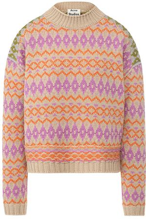 Шерстяной пуловер с воротником-стойкой Acne Studios Acne Studios A60007/W