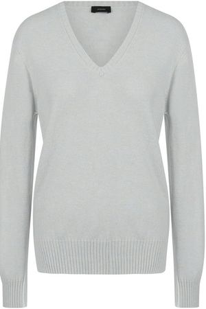 Однотонный кашемировый пуловер с V-образным вырезом Joseph Joseph JF000966 вариант 2