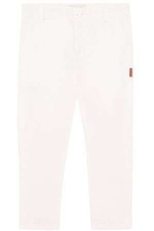 Хлопковые брюки прямого кроя Fendi Fendi JMF134/J6F/2A-5A купить с доставкой
