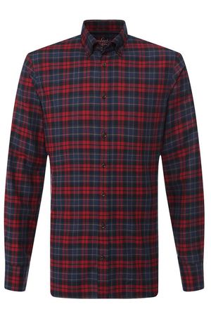 Хлопковая рубашка с воротником button down Van Laack Van Laack R0Y-SF02/156167 купить с доставкой