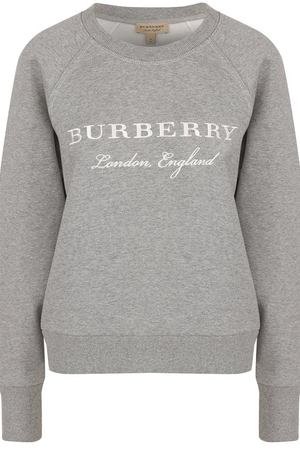 Свитшот с вышитым логотипом бренда Burberry Burberry 4056172