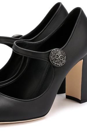 Кожаные туфли Vally на устойчивом каблуке Dolce & Gabbana Dolce & Gabbana 0112/CD0883/AI480