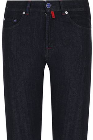 Однотонные джинсы прямого кроя Kiton Kiton UPNJS1J06P6204003