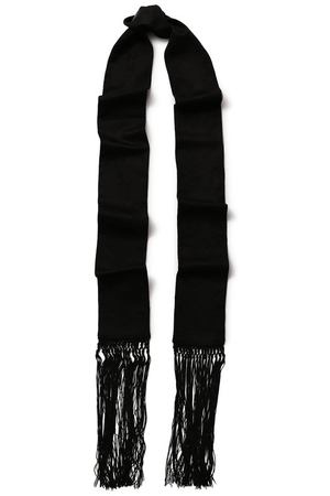 Однотонный шарф с бахромой Saint Laurent Saint Laurent 524476/3YA86 вариант 2 купить с доставкой