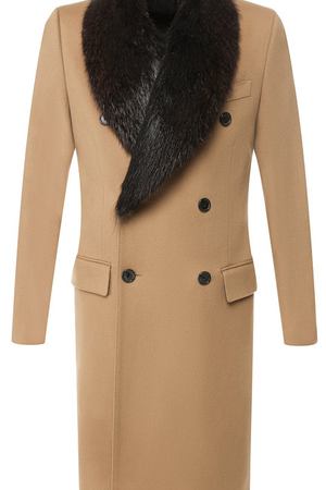 Пальто из смеси шерсти и кашемира Dolce & Gabbana Dolce & Gabbana G005HZ/FU3GT