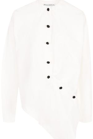 Блуза свободного кроя из хлопка J.W. Anderson J.W.Anderson TP85WS18 154/001 вариант 3 купить с доставкой