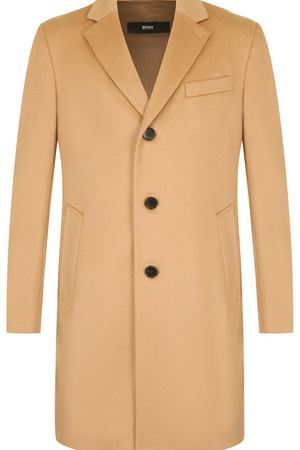 Однобортное пальто из смеси шерсти и кашемира BOSS Boss Hugo Boss 50394082 купить с доставкой