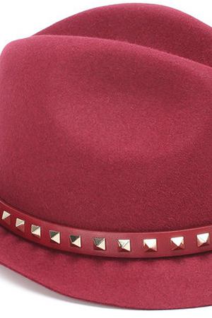 Шляпа Valentino Garavani из ангоры с кожаным ремешком и заклепками Valentino Valentino NW2H0005/TLS вариант 2 купить с доставкой