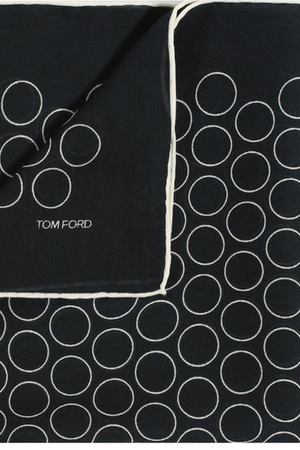 Платок из смеси шелка и шерсти с хлопком Tom Ford Tom Ford 9TF76TF312 вариант 3 купить с доставкой