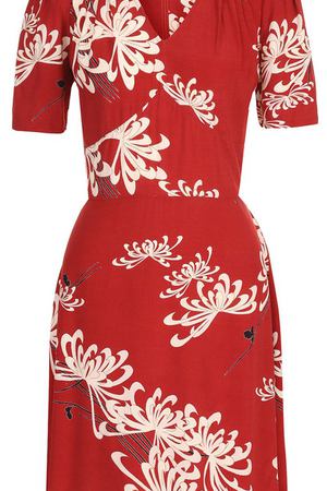 Приталенное мини-платье с цветочным принтом MCQ McQ by Alexander McQueen 490869/RKB02