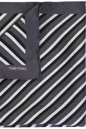 Шелковый платок в полоску Tom Ford Tom Ford 2TF104/TF312 вариант 2 купить с доставкой