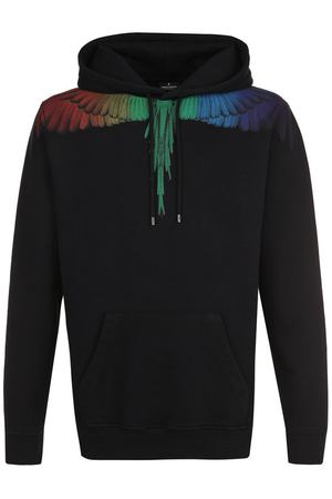 Хлопковое худи с принтом Marcelo Burlon Marcelo Burlon CMBB007S186300071088 вариант 2 купить с доставкой