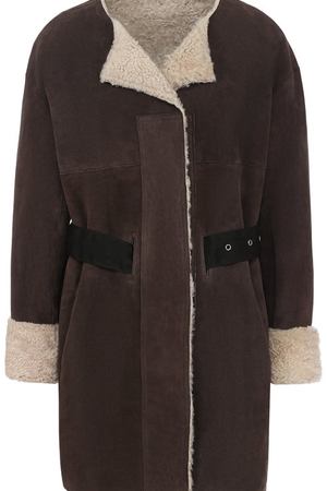 Приталенная дубленка с поясом Isabel Marant Isabel Marant MA0278-17A001I/ARSENE