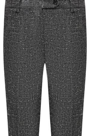 Укороченные брюки из смеси шелка и шерсти с кашемиром Kiton Kiton D38103K02R24