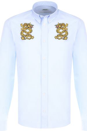 Хлопковая рубашка с воротником button down Kenzo Kenzo 5CH2021FA