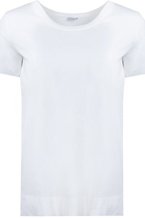 Хлопковая футболка с отделкой Malo Malo DMA256/ Белый вариант 2 купить с доставкой