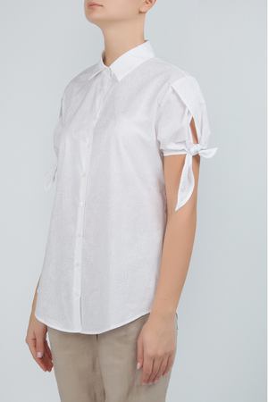 Белая рубашка Van Laack Van Laack 171314/000-бел узор купить с доставкой