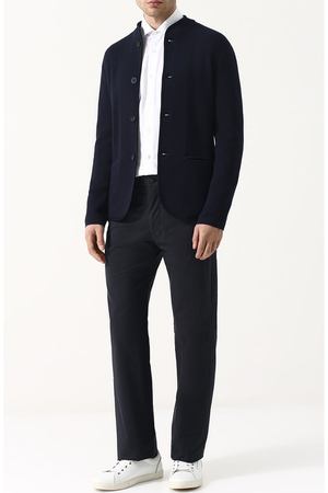 Однобортный пиджак из вискозы с воротником-стойкой Giorgio Armani Giorgio Armani 3ZSG04/SM09Z вариант 2