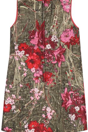 Мини-платье А-силуэта с металлизированной отделкой и вышивкой Dolce & Gabbana Dolce & Gabbana 0131/L58D23/FJM2E/8-12