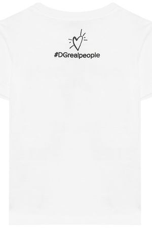 Хлопковая футболка с надписью Dolce & Gabbana Dolce & Gabbana L5JTAD/G7MXK/2-6